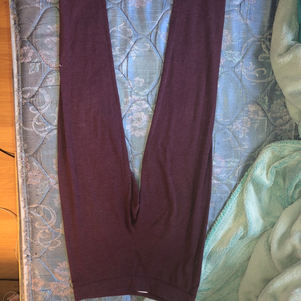 Victoria secret pink Marroon leggings